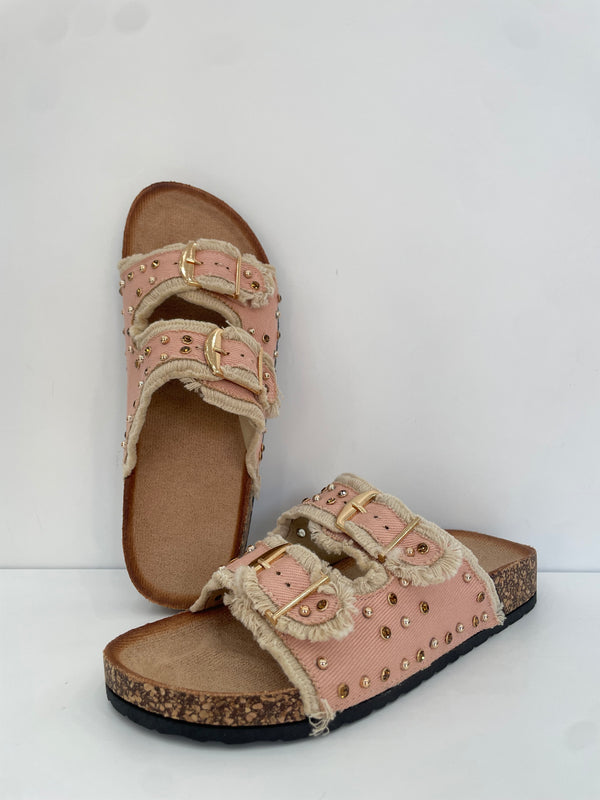 Sandalo basso denim AnnaCi