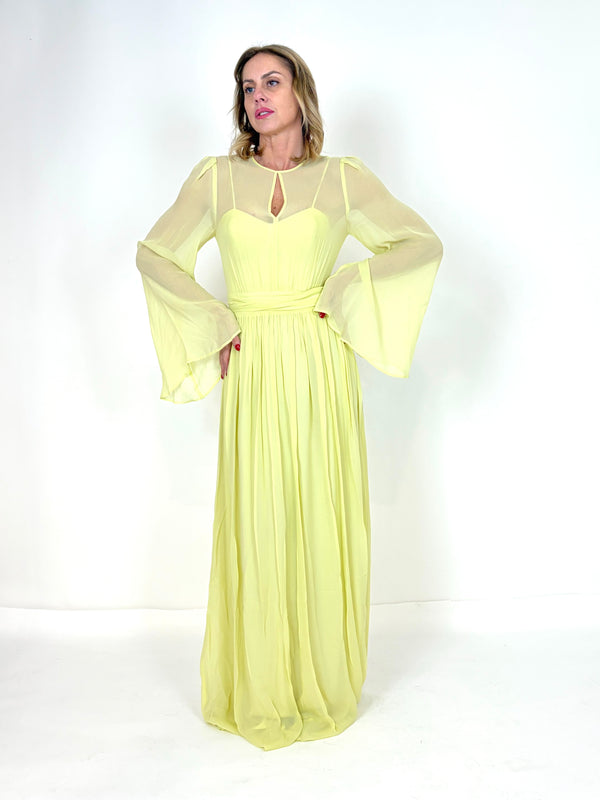 Abito Lungo Cerimonia Silvian Heach – Giallo Cedro