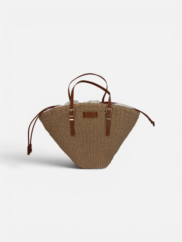 Borsa Shopping Pierre Cardin in Rafia