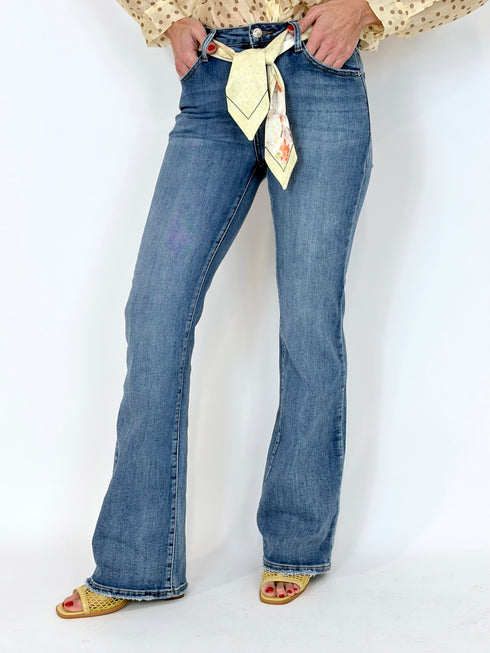 Jeans Amè con foulard