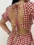 Abito corto a quadretti AnnaCi