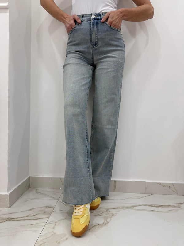 Jeans palazzo sabbiato AnnaCi