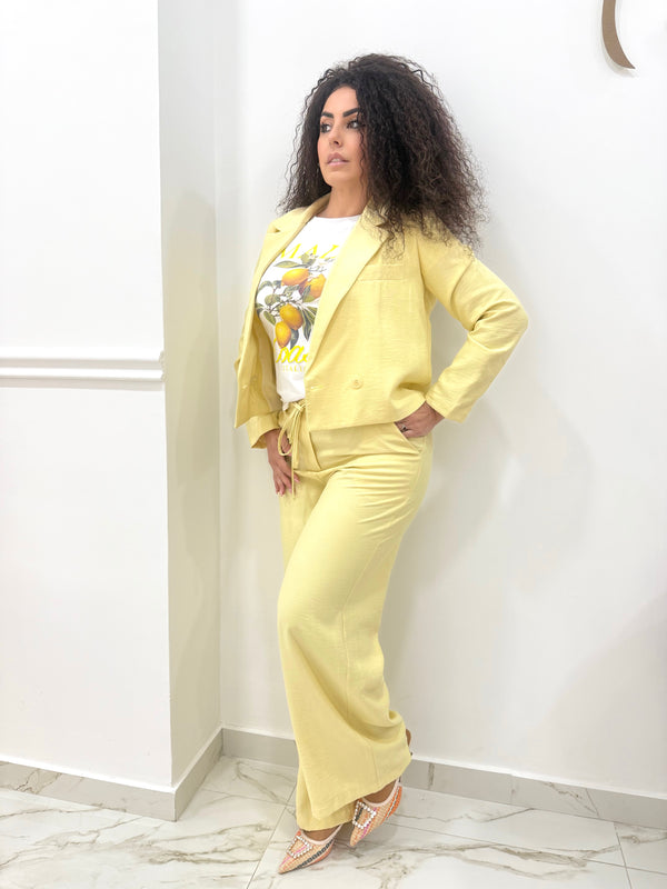 Tailleur Crop Lemon Two Way