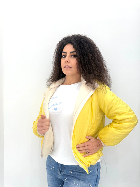 Giubbino double face Giulia Fontana con coulisse