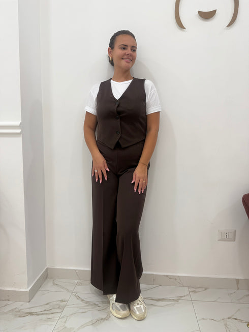 Completo juliette ferri con gilet