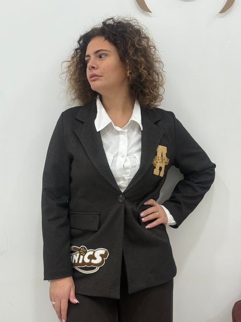 Giacca Blooma con patch