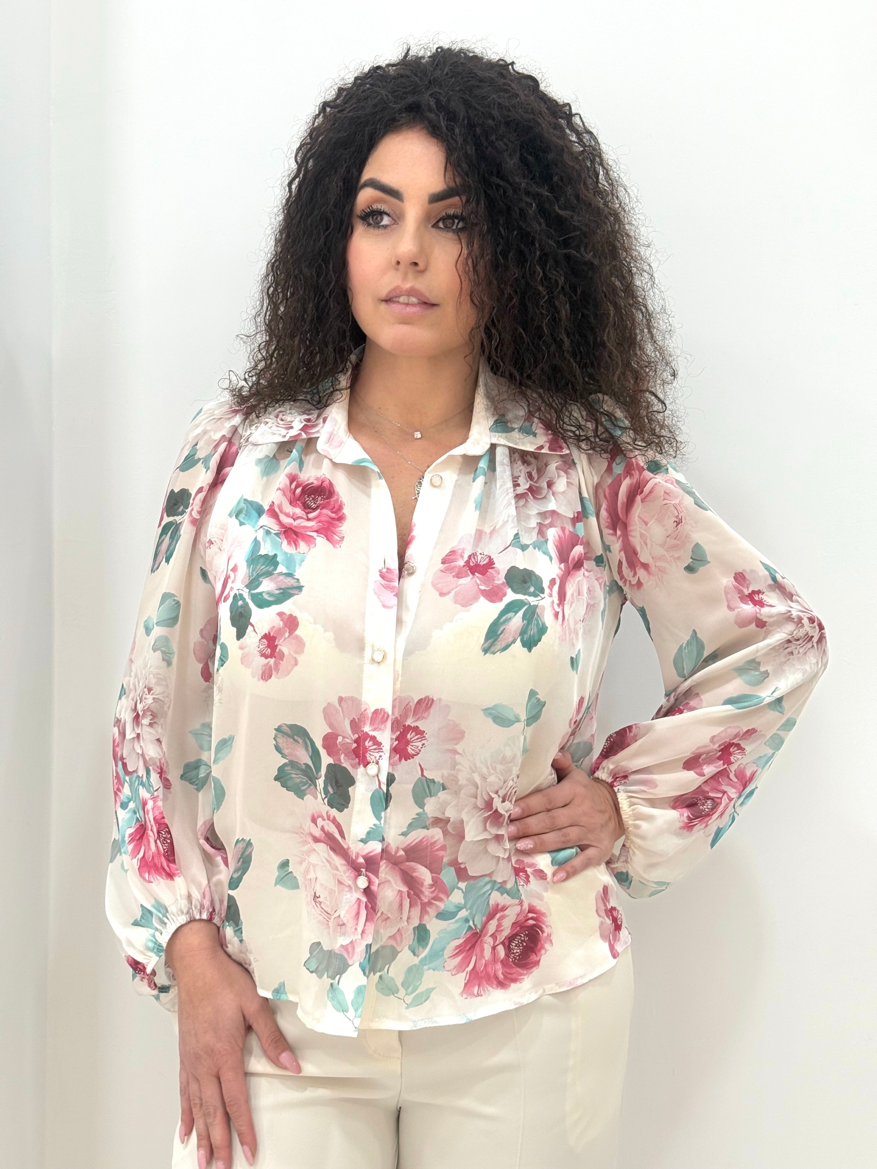 Camicia floreale Juliette Ferri