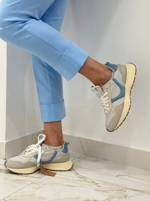 Pantalone Capri con pieghe Modapiù