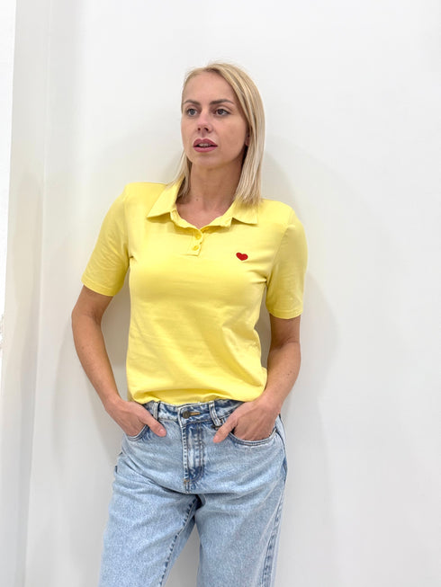 T-shirt Polo Con Spalline AnnaCi