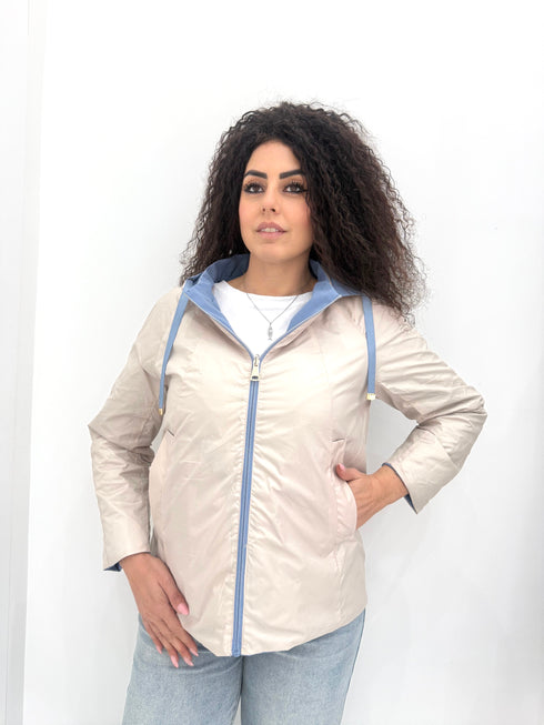 Giubbino modello Kway double face Giulia Fontana