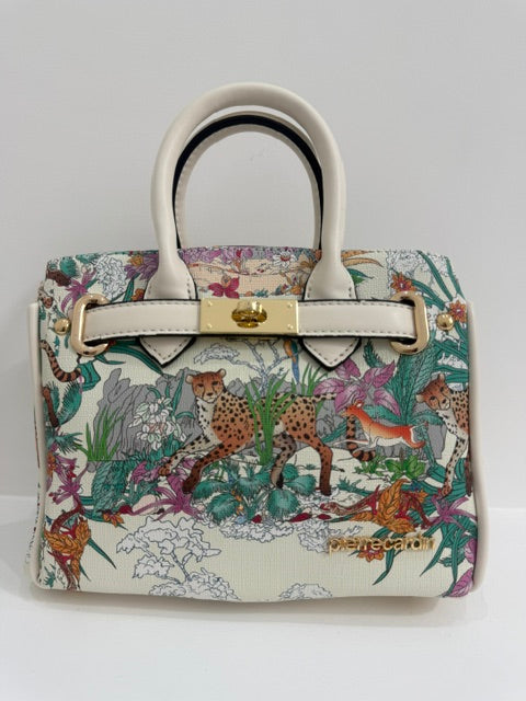 Borsa a tracolla con fantasia Pierre Cardin