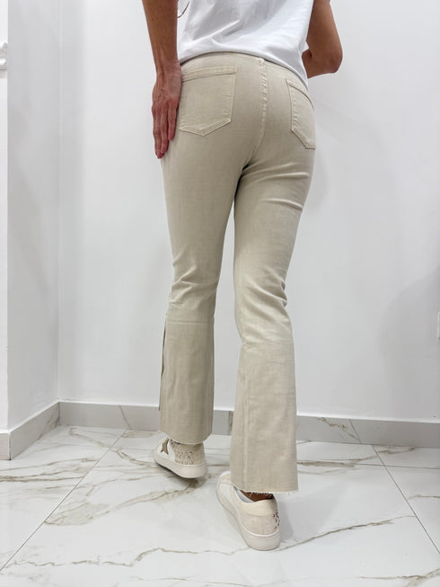 Jeans zampetta con bottoni Ad'Oro