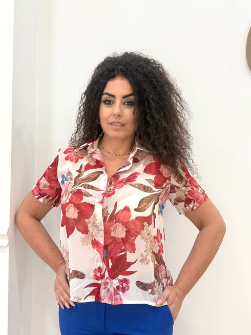 Camicia flowers AnnaCi