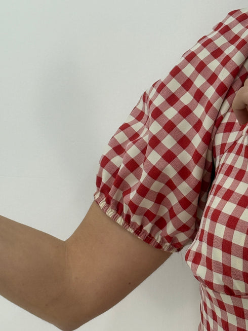 Abito corto a quadretti AnnaCi