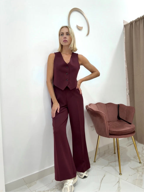 Completo juliette ferri con gilet