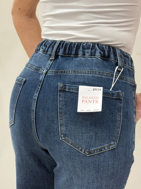 Jeans Swarovski con laccio AnnaCi