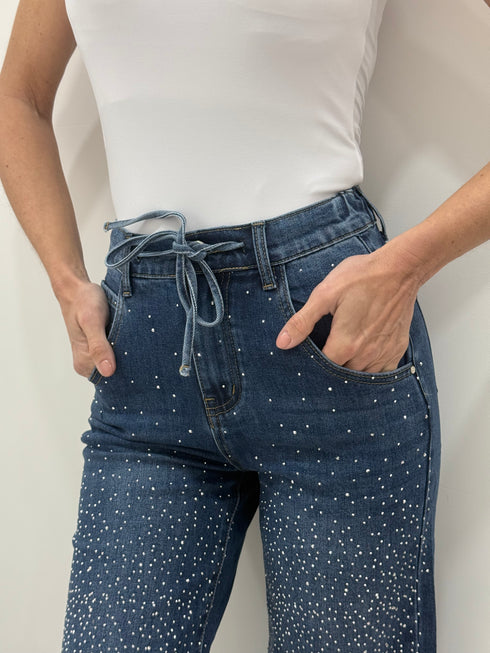 Jeans Swarovski con laccio AnnaCi