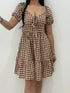 Abito corto a quadretti AnnaCi