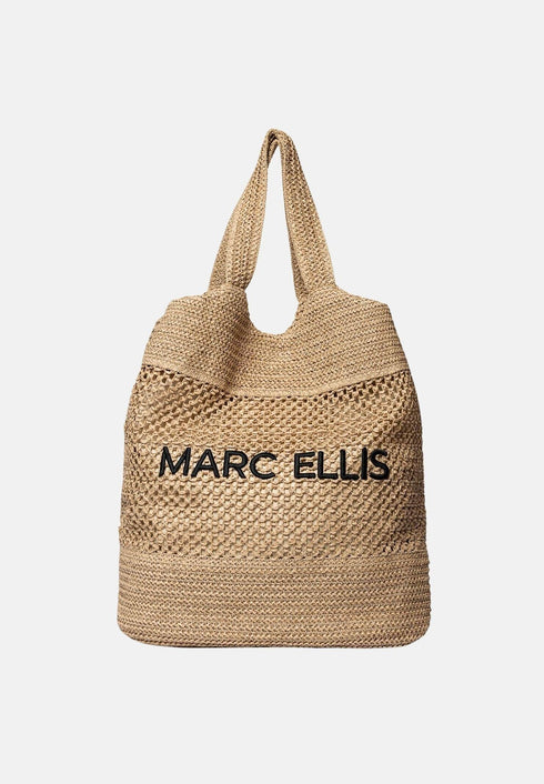 Borsa Tote Shopper Marc Ellis "Antigua" in Rafia
