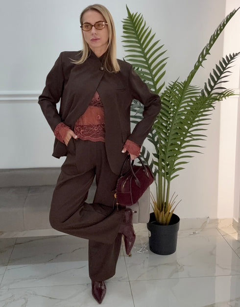 Completo blooma con giacca revers