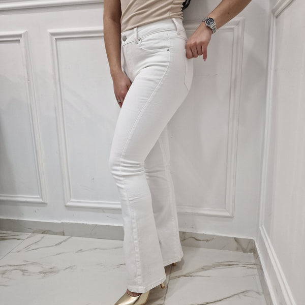 Jeans donna white Exteen