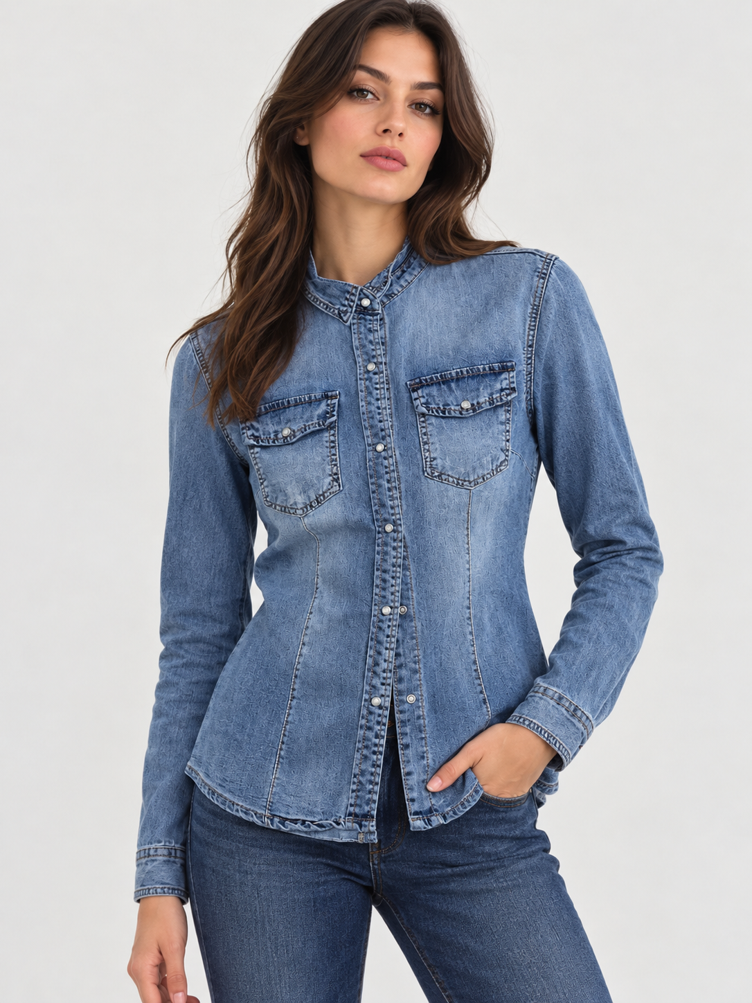 Camicia jeans Extasy slim fit