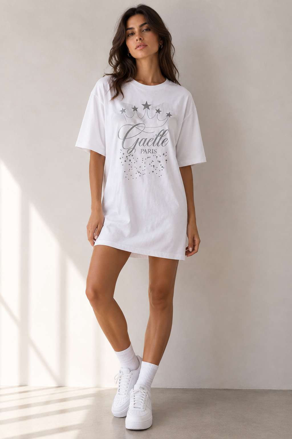 Abito t-shirt gaelle scritta