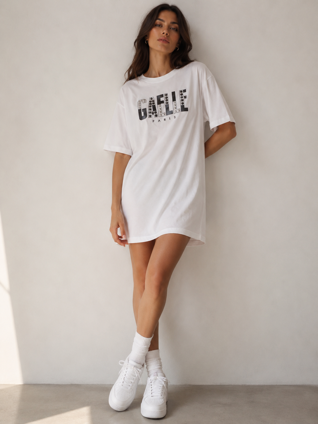 Abito T-shirt gaelle borchie