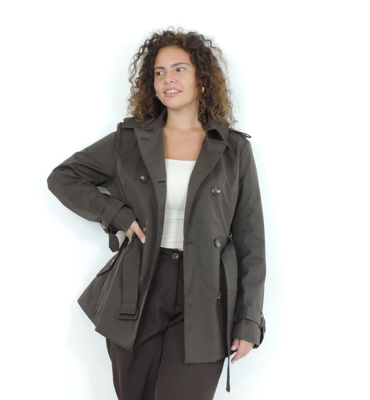 Trench corto Tenqs