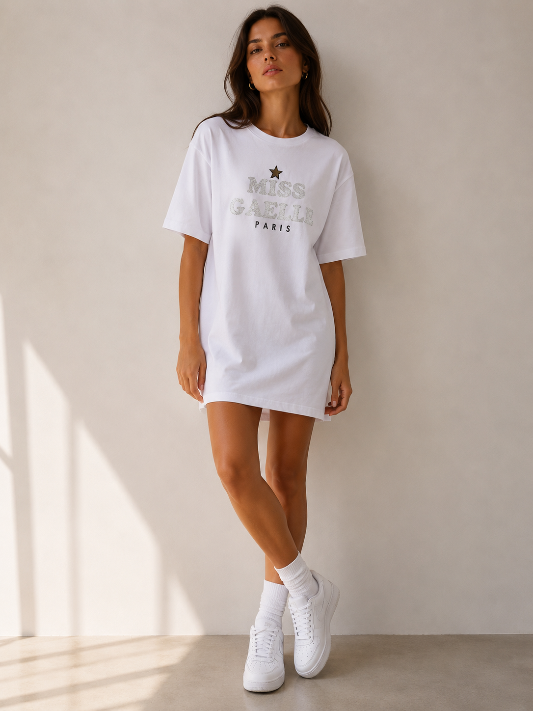 Abito t-shirt gaelle miss stras