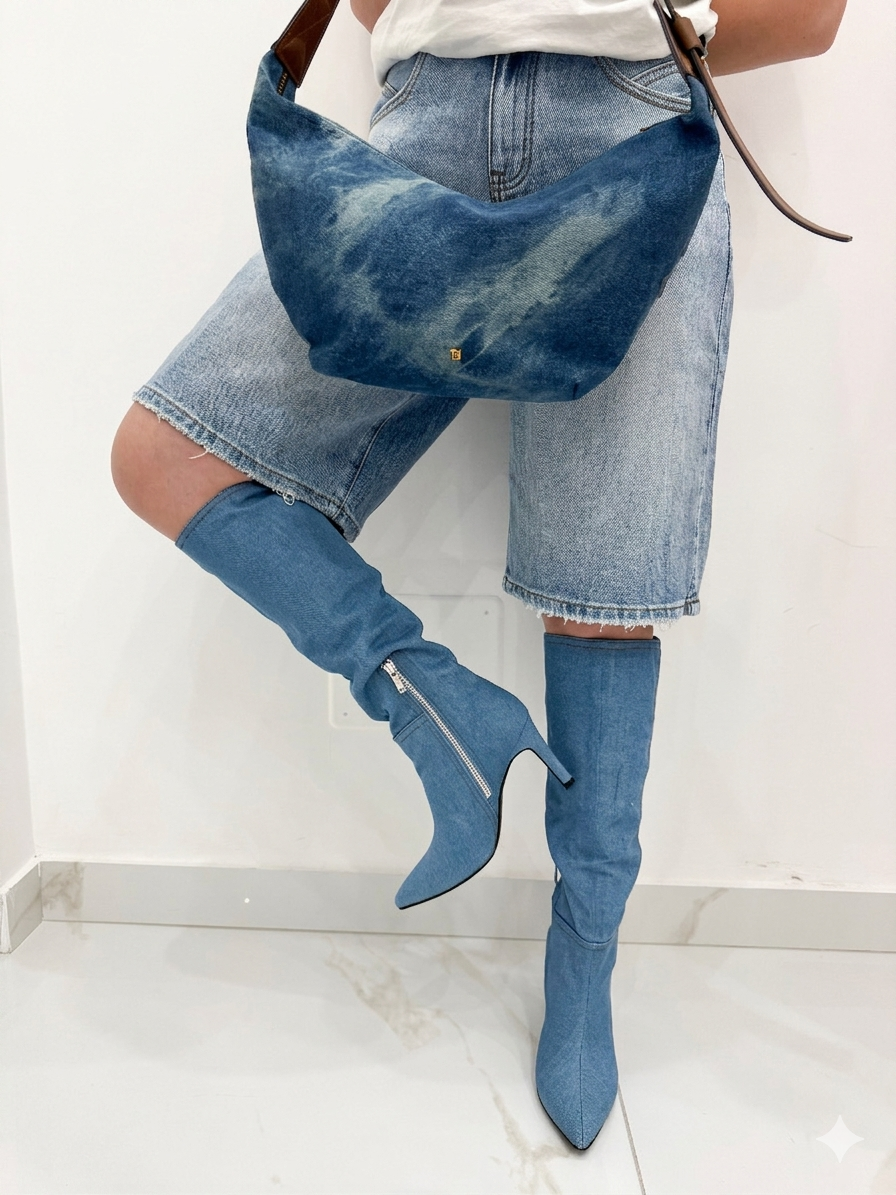 Stivale in denim