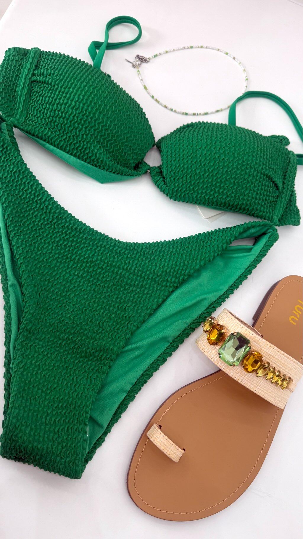 Bikini Due Pezzi in Punto Smock – Two Way