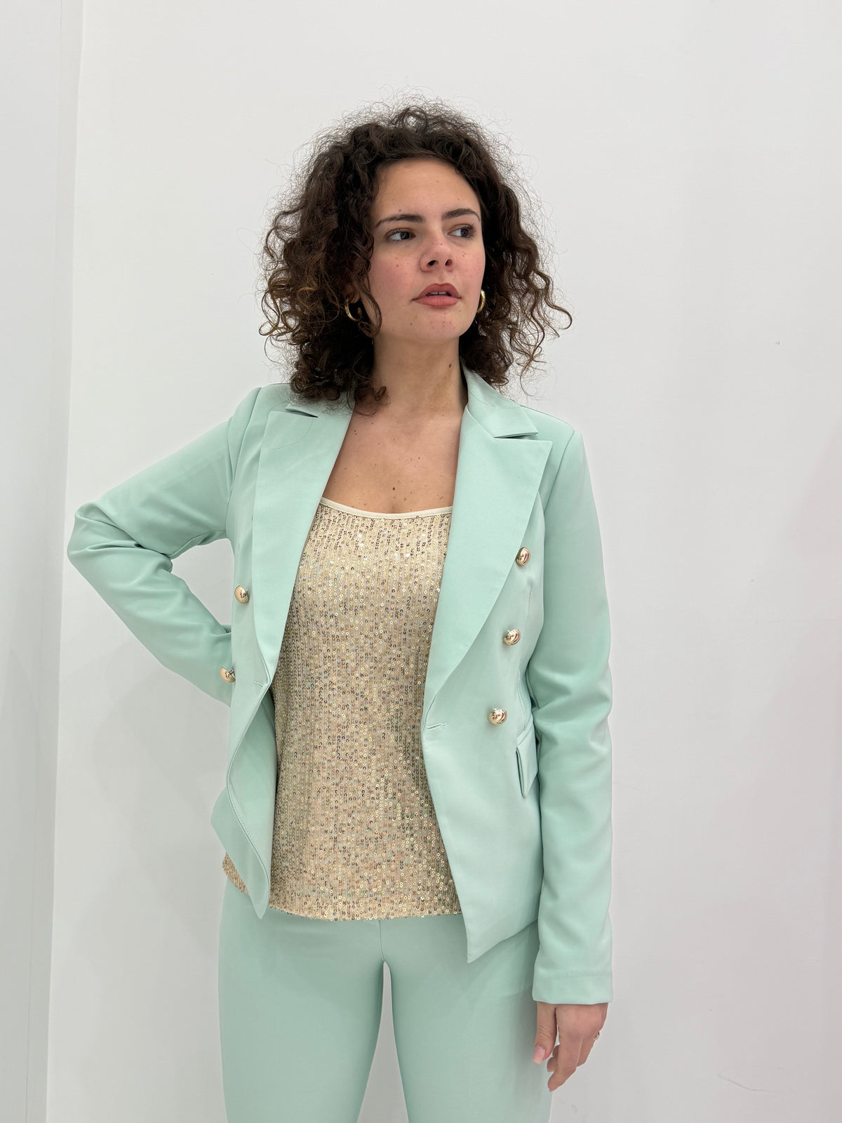 Sottogiacca pailletato