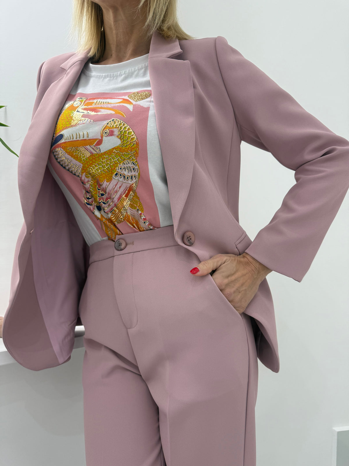 Tailleur un petto Tenqs