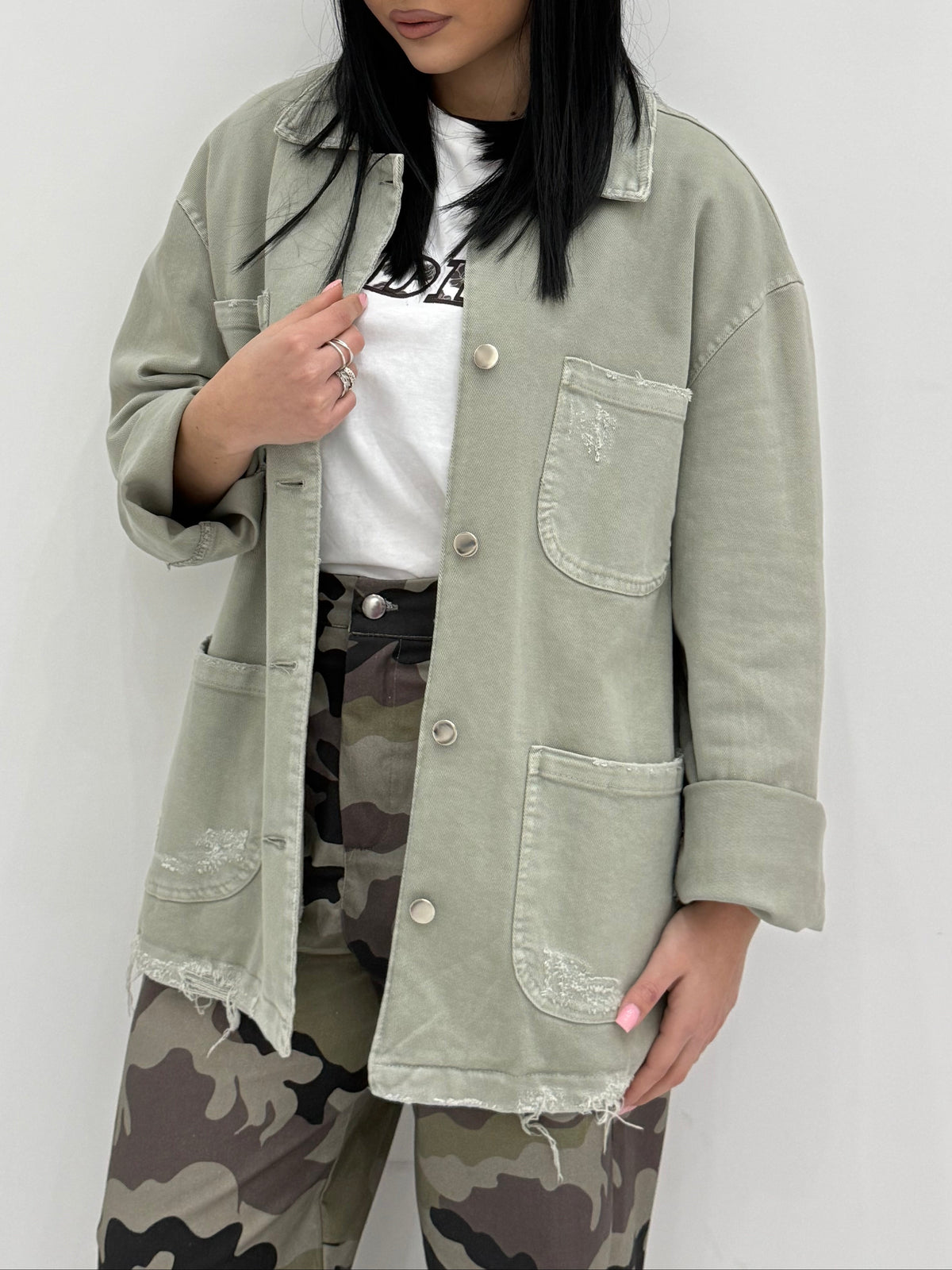 Giacca in denim Two way