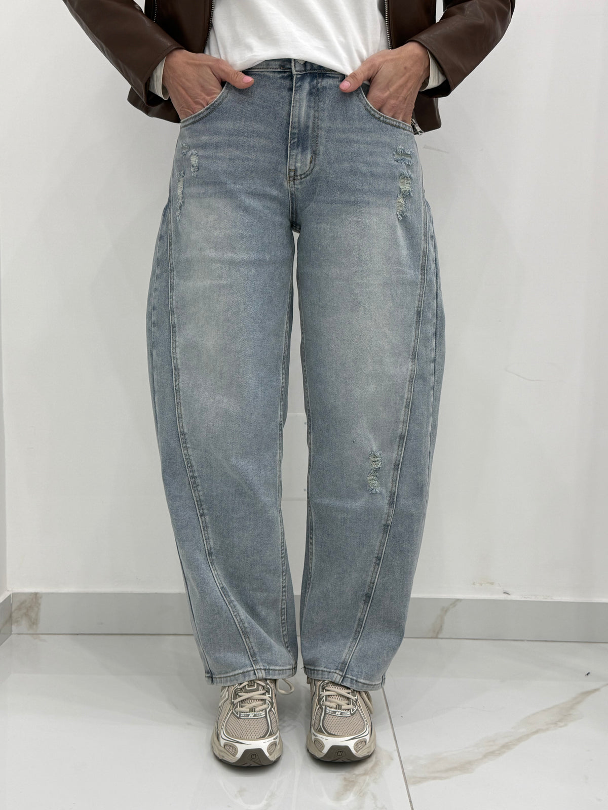 Jeans mom fit Ballon