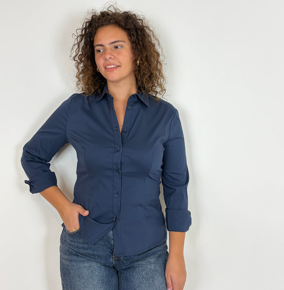 Camicia cotone Blooma