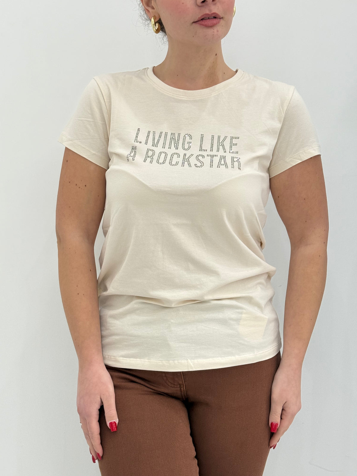 T-shirt living Strass Silvian heach