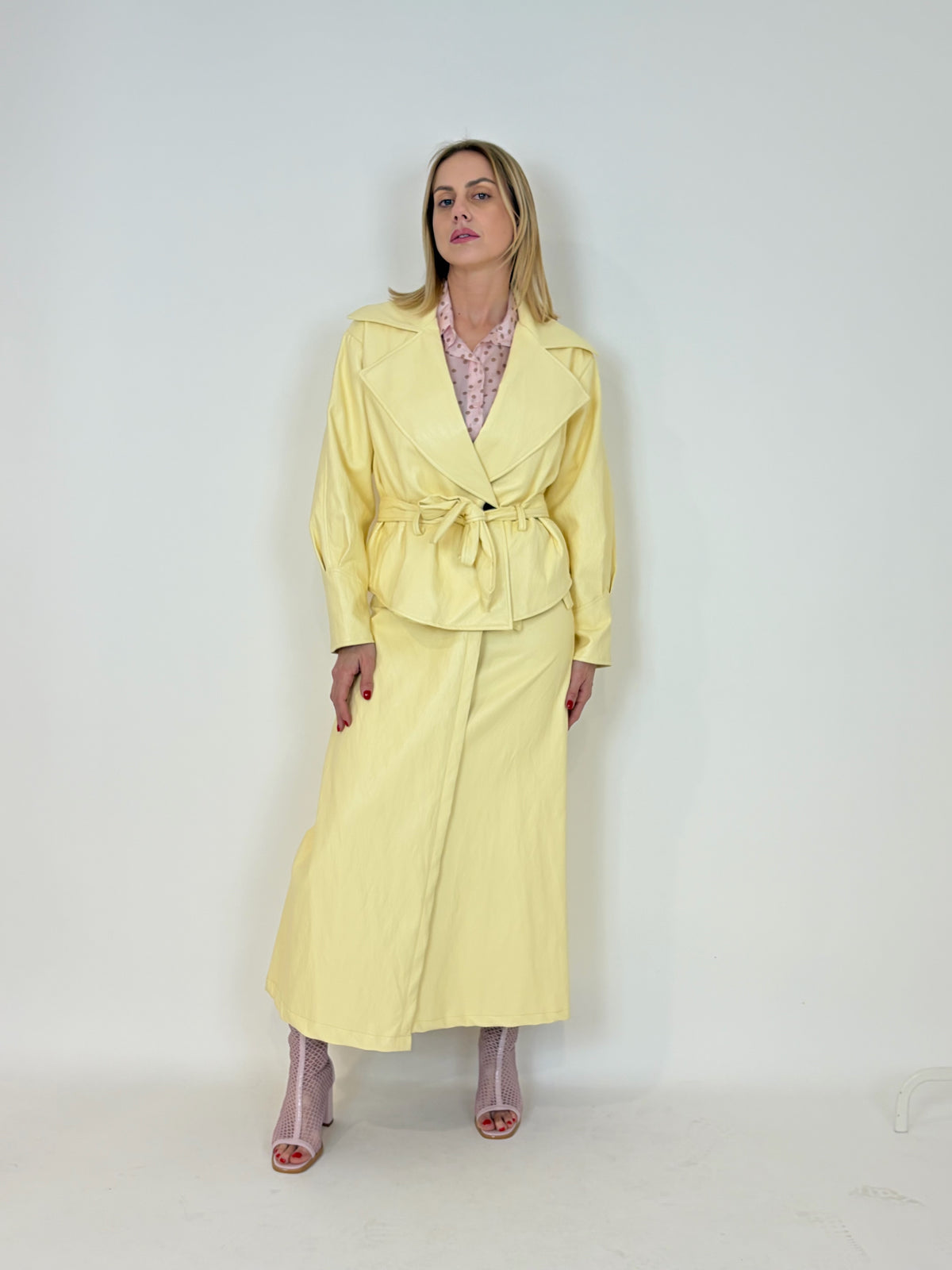 Gonna ecopelle portafoglio