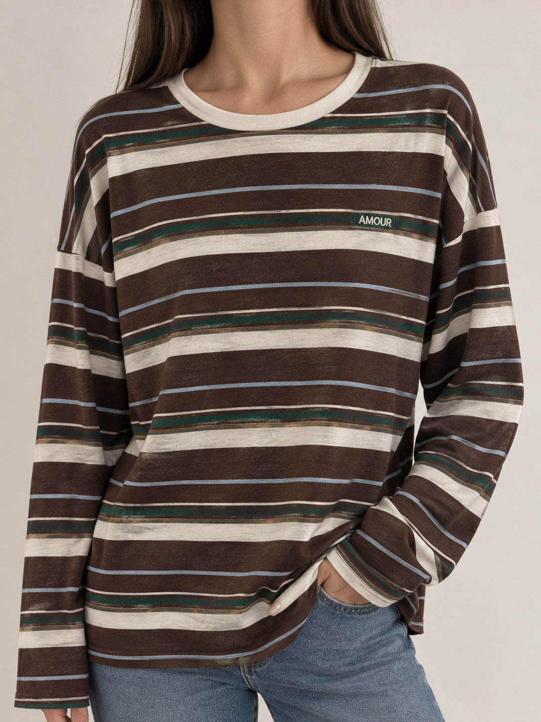 Maglia Amè a righe amour