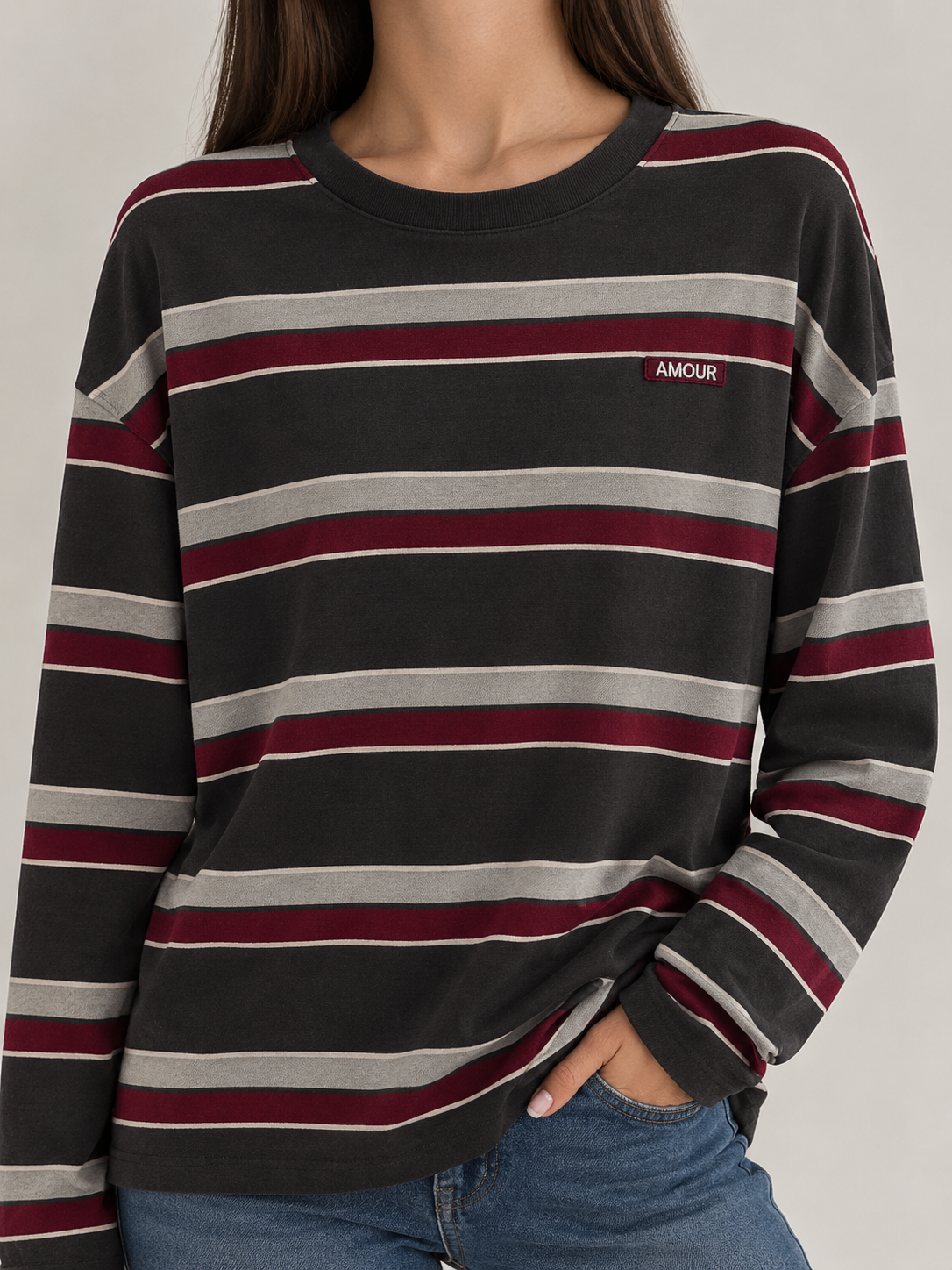 Maglia Amè a righe amour