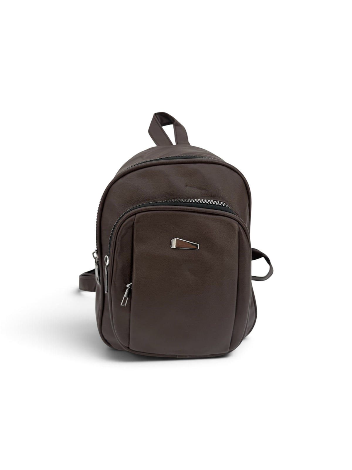 Zaino ecopelle con zip