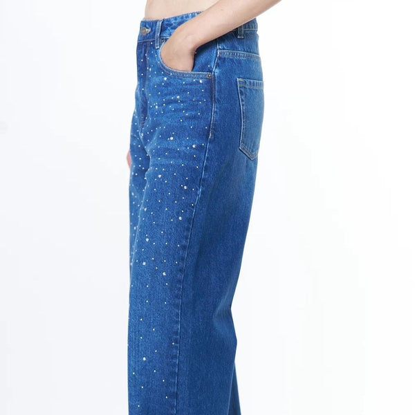 Jeans donna full lenght con stud Two Way