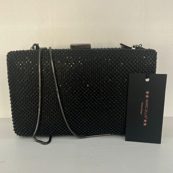 Pochette donna con strass rigida Marc Ellis