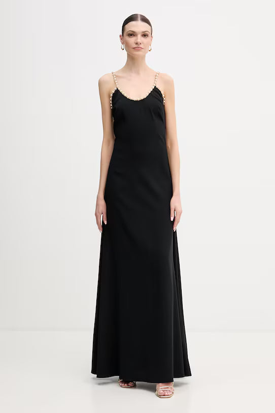 Abito Lungo Silvian Heach con Profili di Perle