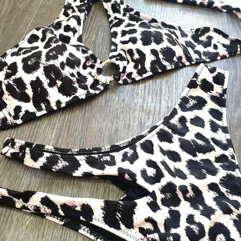 Bikini Asimmetrico Animalier