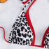 Bikini Vita Alta Multicolore Stampa Leopardo
