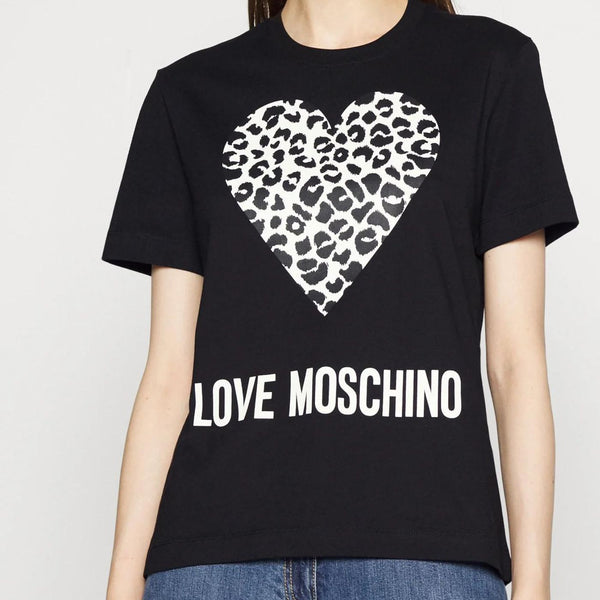T-Shirt Love Moschino Stampa Cuore