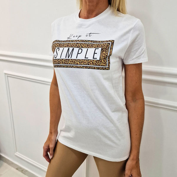 T-Shirt in Cotone Simple