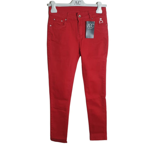 Jeans Skinny Rosso